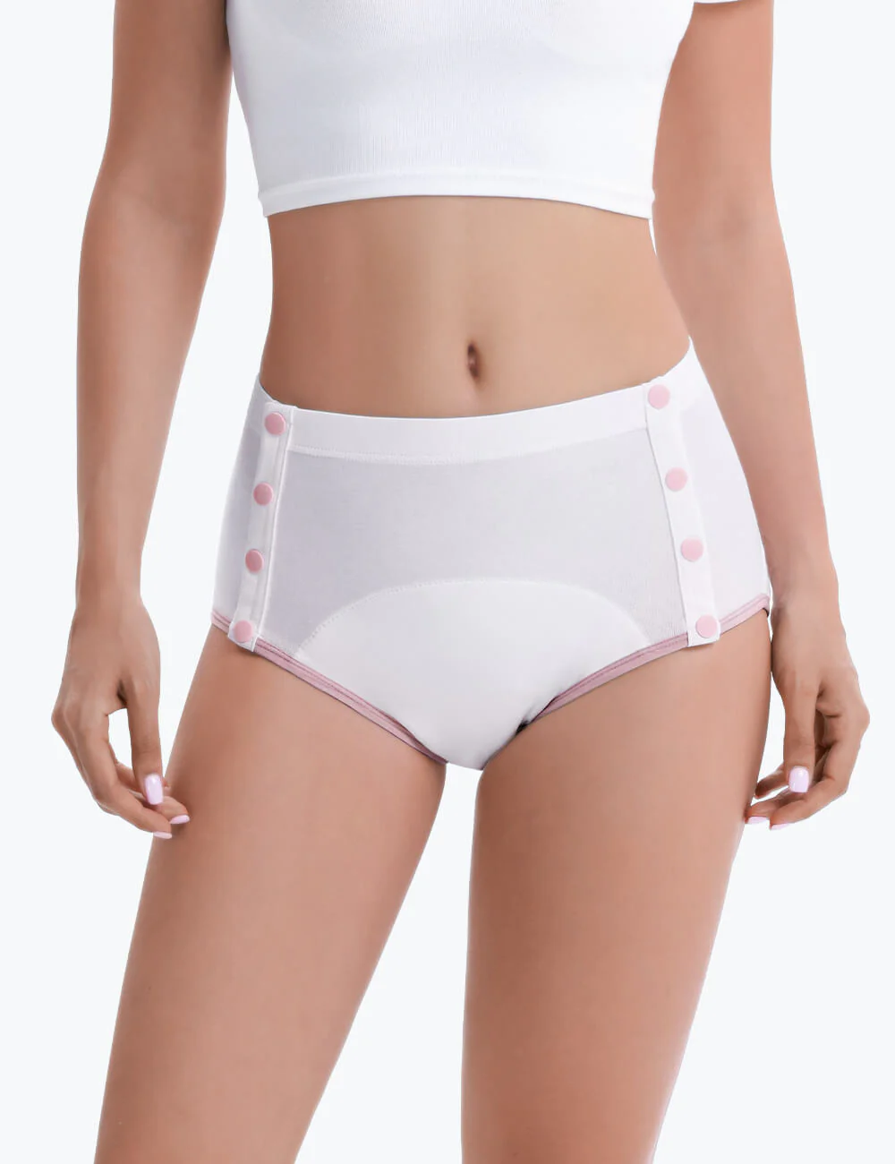 Side-Snap Incontinence Underwear for Women - W11 - Image 8